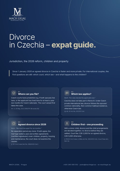 Divorce in Czechia – expat guide
