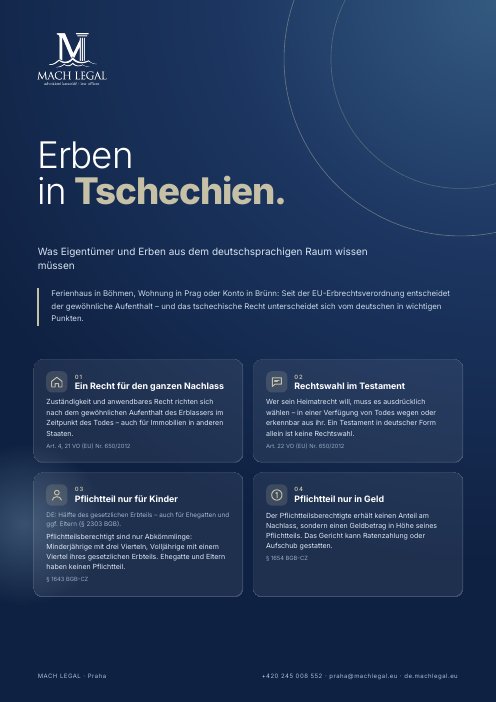 Erben in Tschechien