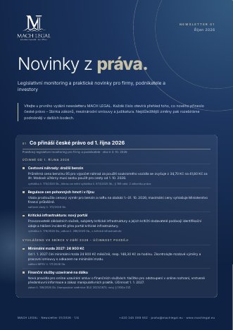 MACH LEGAL Newsletter 01/2026