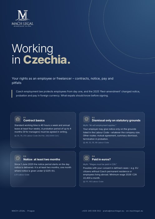 Working in Czechia